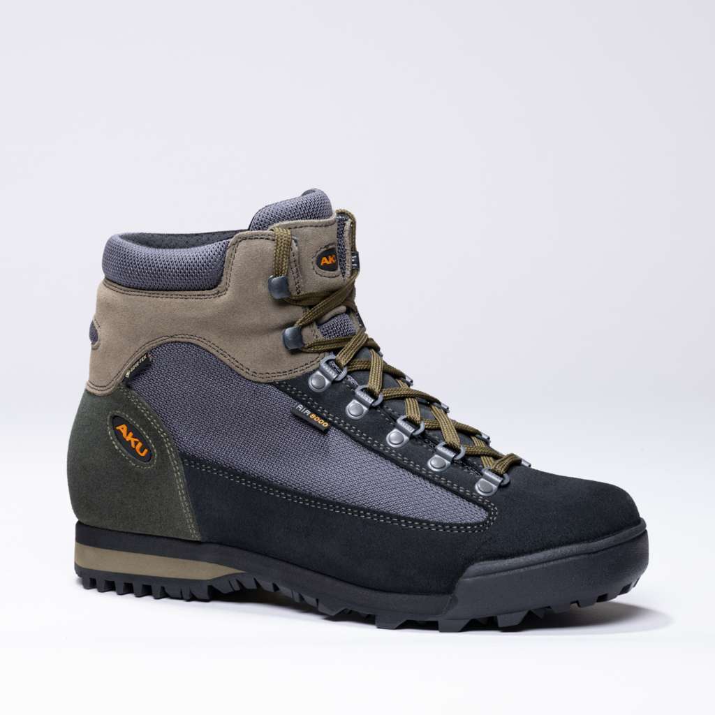AKU Slope Original GTX Antracite-Verde vista laterale