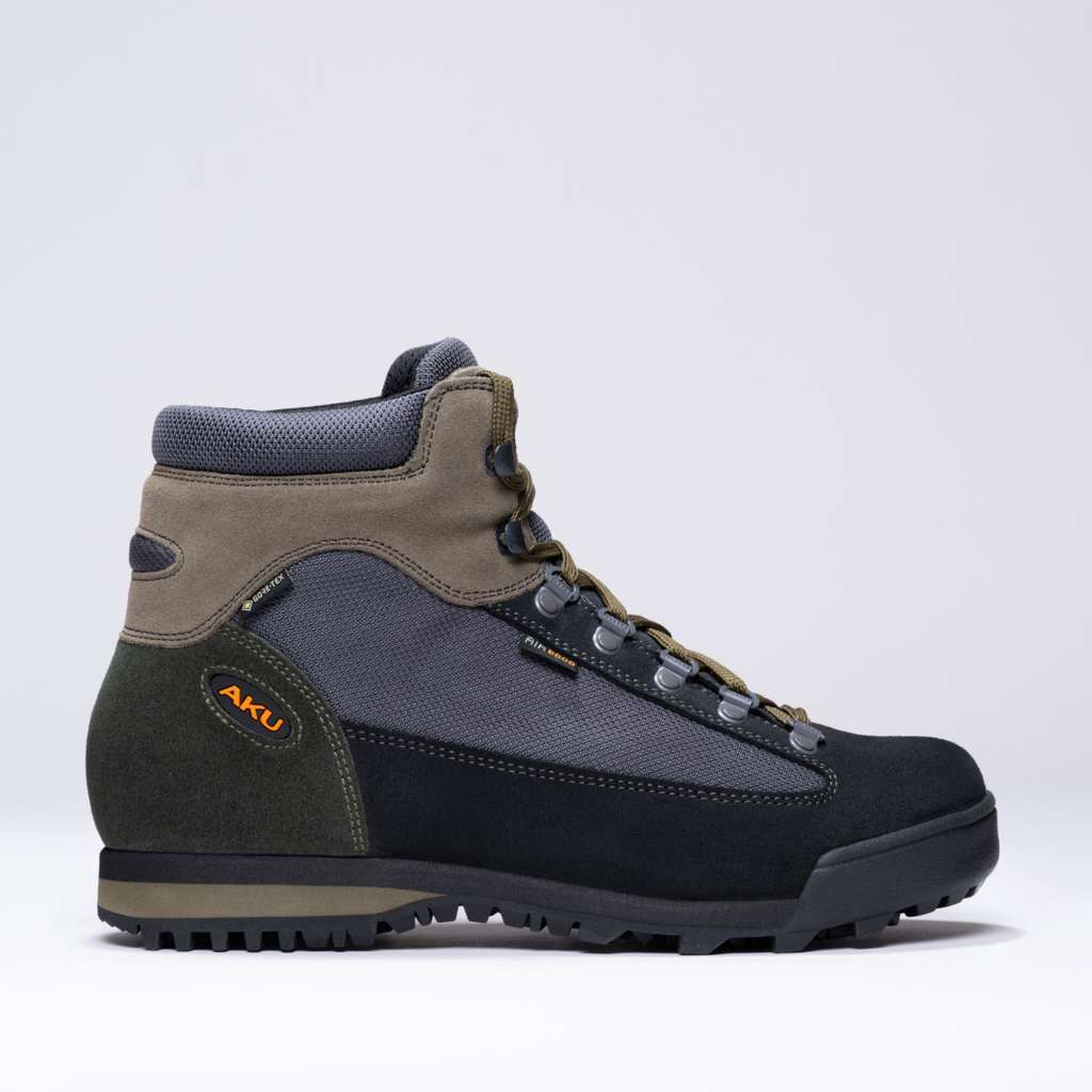 AKU Slope Original GTX Antracite-Verde vista tre quarti