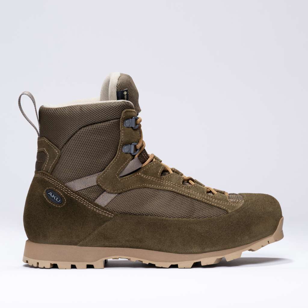 AKU Pilgrim TSC GTX Verde vista tre quarti