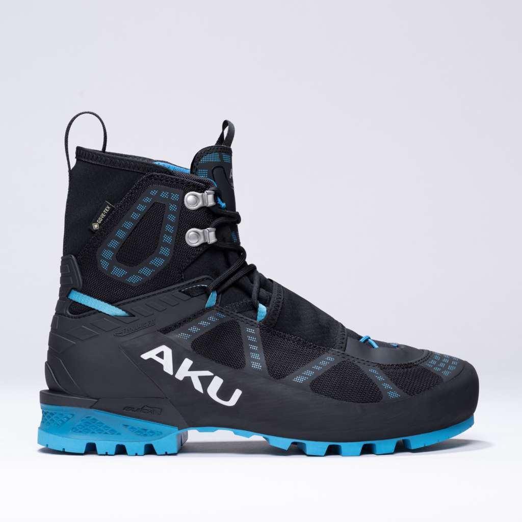 AKU Viaz DFS GTX Ws Nero-Turchese vista tre quarti