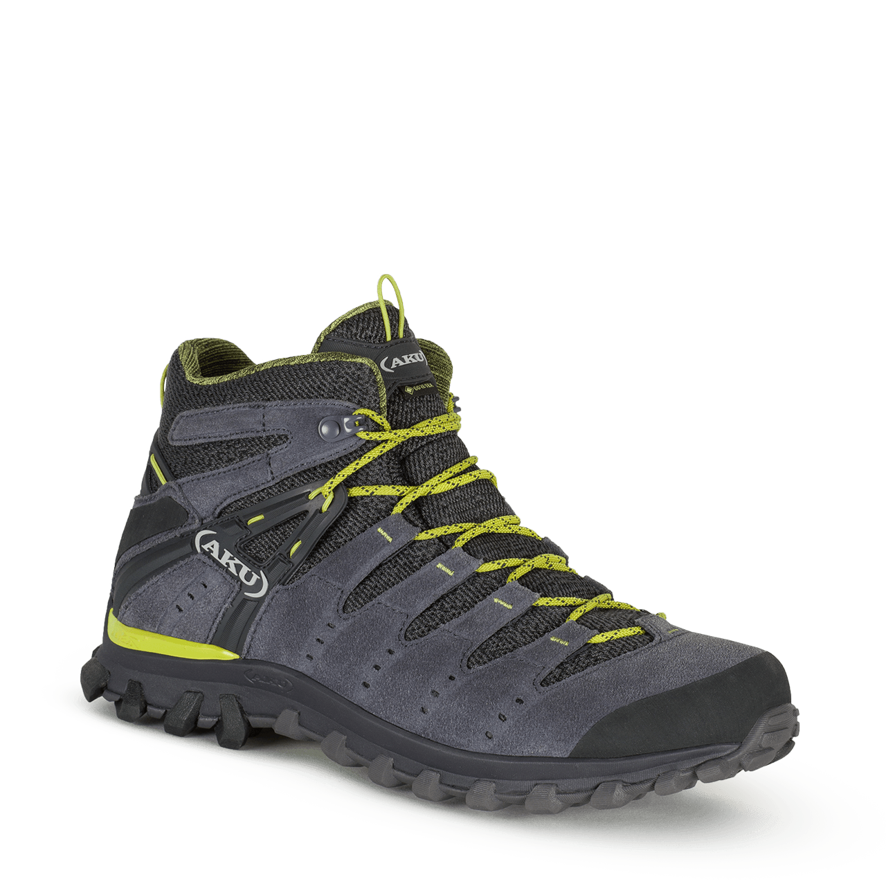 Alterra Lite Mid GTX Anthracite-Lime | High hiking shoes – AKU®