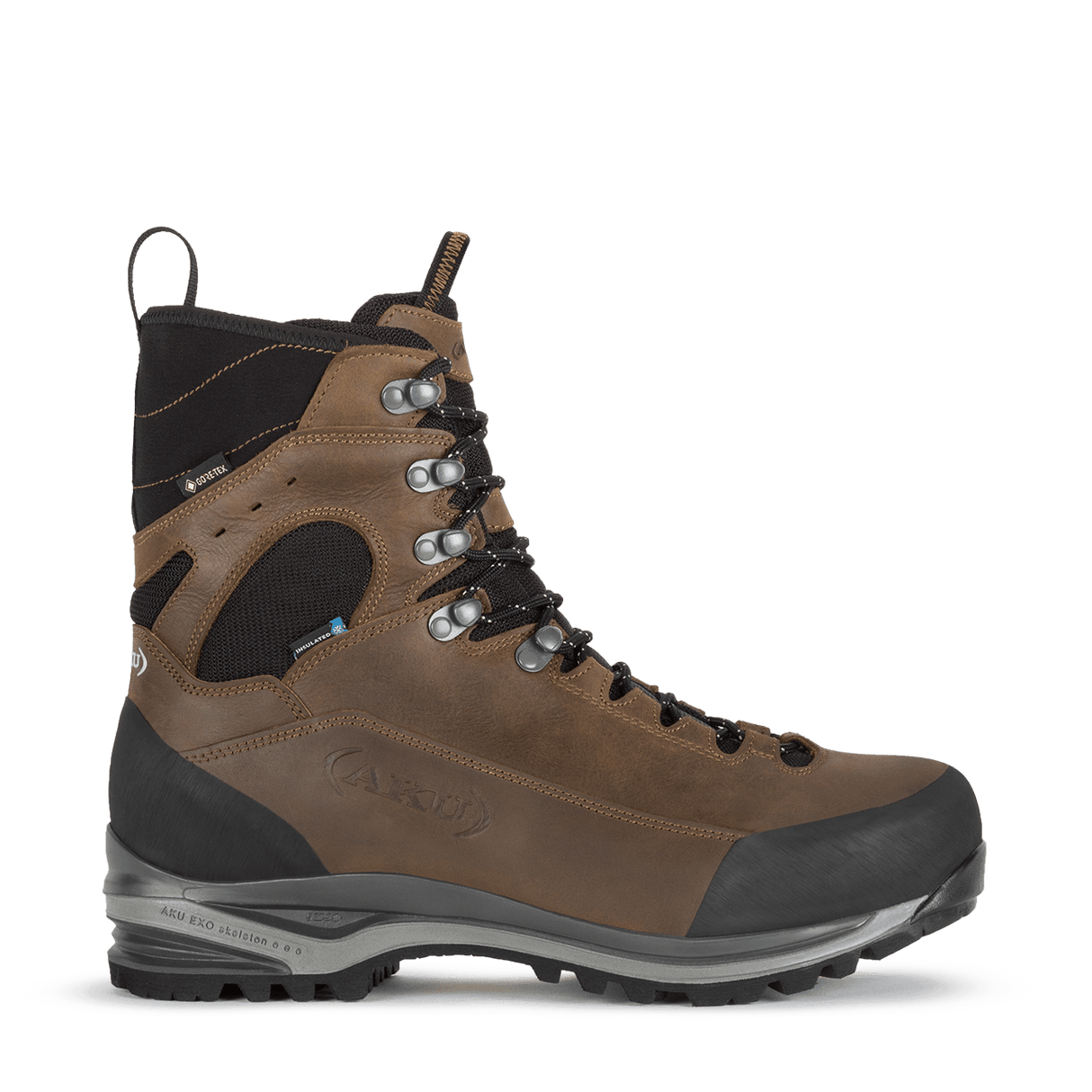 Superalp Therm200 GTX Marrone. Scarpa Unisex per Percorsi impegnativi o con carichi pesanti AKU